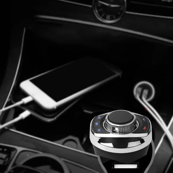 Universalus Automobilių Belaidžio Vairo Valdymo Mygtukas su LED Šviesa 8-pagrindines Funkcijas Automobilio - 