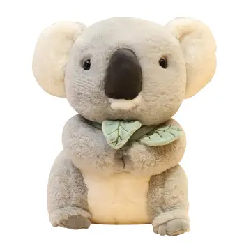 30cm Puikus Modeliavimo Koala Valgyti Lapų Įdaryti Lėlės, Pliušiniai Gyvūnų Žaislas Pagalvėlė Sofos Pagalvę Vaikams Gimtadienio Dovana