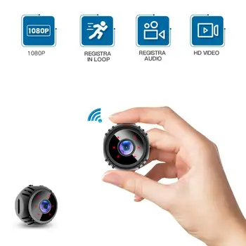 Mini Wifi Kamera Full HD 1080P Namų Apsaugos Kamera Naktinio Matymo Micro Slapta Kamera Judesio Aptikimo Vaizdo Diktofonas Cam