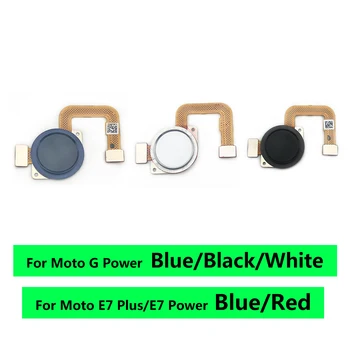 Pirštų Atspaudų Jutiklis Namo Grįžti Mygtukas Meniu Mygtukas Flex Kabelis Motorola Moto G9 Žaisti Vienas Hyper G E7 Power Plus Home Mygtuką