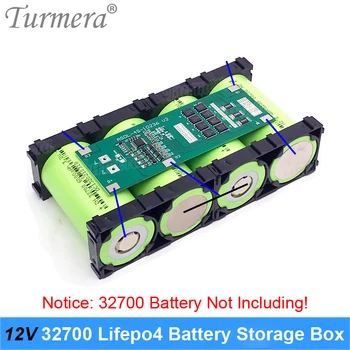 Turmera 12V 32700 Lifepo4 Baterijos Laikymo Dėžutė 4S 40A Balansas BMS Nikelio su Turėtojas, Nepertraukiamo Elektros Tiekimo ir Variklio Naudojimo