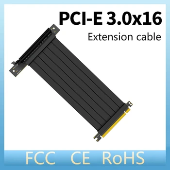Visu Greičiu PCIE 3.0 X16 Stove Kabelis Grafika Kortelės ilgiklis PCI Express Stove Ekranuoti Extender su antijam už GPU Vertika