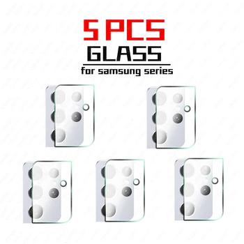 5VNT S21 Ultra Plus Grūdintas Stiklas, Kameros Objektyvas Samsung Galaxy A32 A72 5G A51 A71 S20 M31 M21 A41 M51 A21S Ekrano Apsaugų