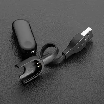 USB Duomenų Įkroviklis Adapteris Xiaomi Mi Band 3 Įkroviklio Kabelį Miband 3 Smart Apyrankė Fitness Tracker Apyrankės Įkrovimo