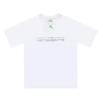 Vetements marškinėlius VTM logotipą, 3m atspindinti vyrai moterys prarasti Vetements viršuje tee streetwear hip-hop kanye west Vetements marškinėliai