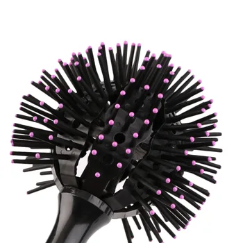 3D Turas Plaukų Šepetys Plaukų Šukos Salonas sudaro 360 laipsnių Kamuolys Stilius Įrankiai Magija Medžiaga Hairbrush Atsparus Karščiui Moterų Šukos