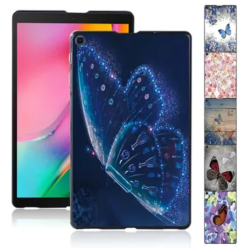 Ultra Slim Cover for Samsung Galaxy Tab 8.0 (2019 M.) T290 T295 Drugelis Modelio Plastikiniai Tabletės Apvalkalas Atveju+Nemokamas Stylus